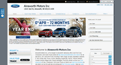 Desktop Screenshot of ainsworthmotors.net