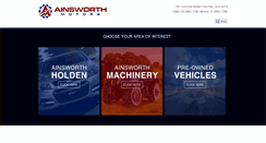 Desktop Screenshot of ainsworthmotors.com.au
